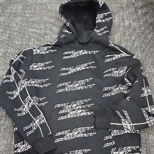 Black Graphic Hoodie